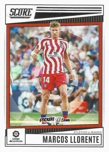 Cromo Marcos Llorente - Score LaLiga 2022-2023
 n. 27 - Panini