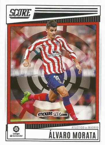 Sticker Alvaro Morata - Score LaLiga 2022-2023
 n. 28 - Panini
