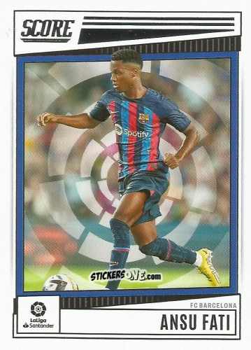 Sticker Ansu Fati - Score LaLiga 2022-2023
 n. 61 - Panini