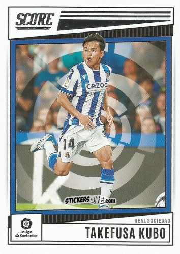 Sticker Takefusa Kubo - Score LaLiga 2022-2023
 n. 160 - Panini