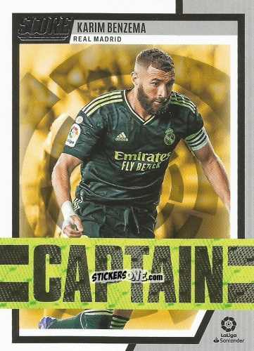 Cromo Karim Benzema - Score LaLiga 2022-2023
 n. C6 - Panini