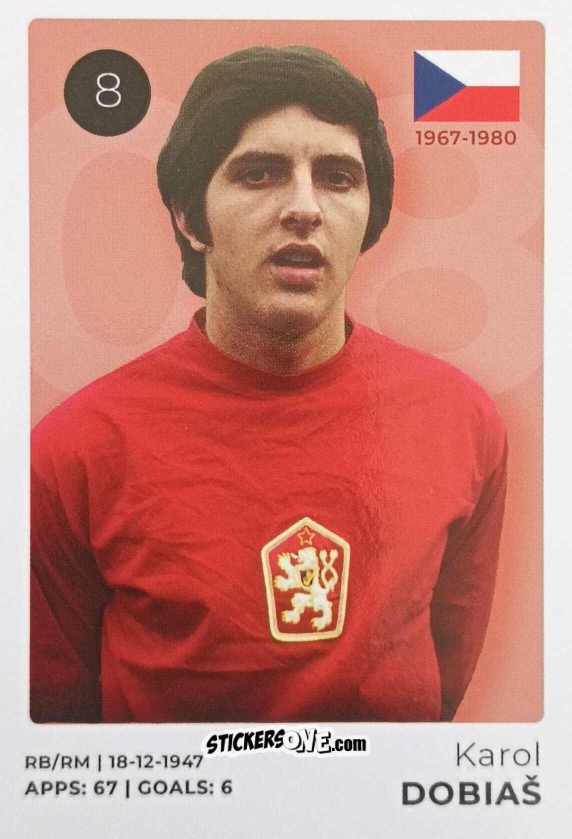 Figurina Karol Dobiaš - The Ultimate Collection of the Former National Football Teams
 n. 8 - Stickito