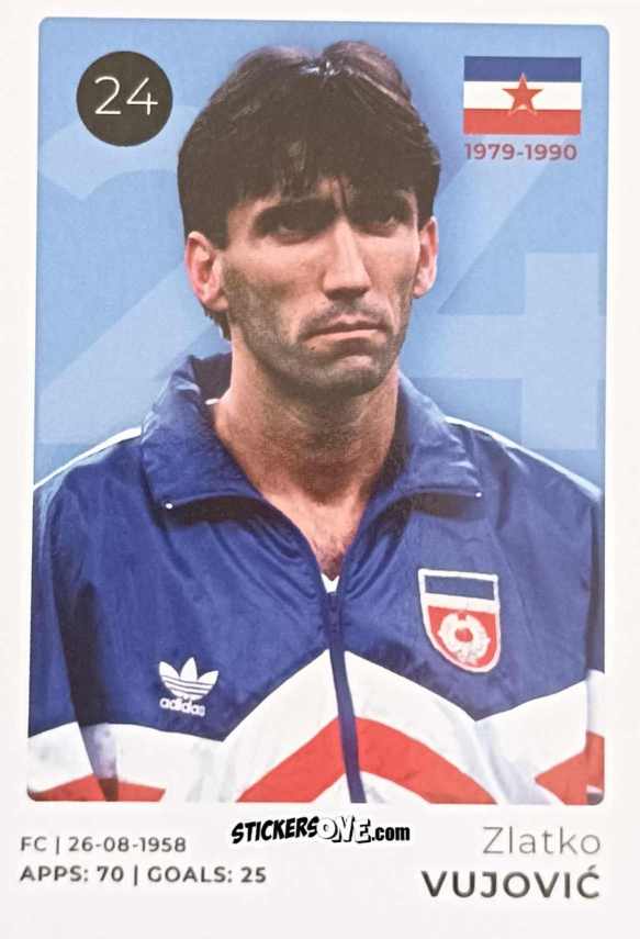 Figurina Zlatko Vujović - The Ultimate Collection of the Former National Football Teams
 n. 24 - Stickito