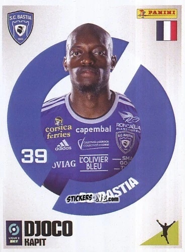 Sticker Kapit Djoco - Foot 2023-2024 Ligue 2
 n. 90 - Panini