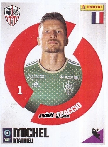 Cromo Mathieu Michel - Foot 2023-2024 Ligue 2
 n. 1 - Panini