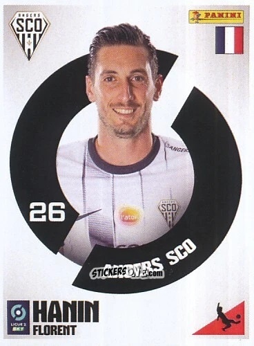 Figurina Florent Hanin - Foot 2023-2024 Ligue 2
 n. 33 - Panini