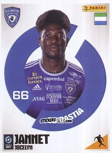 Sticker Jocelyn Janneh - Foot 2023-2024 Ligue 2
 n. 81 - Panini