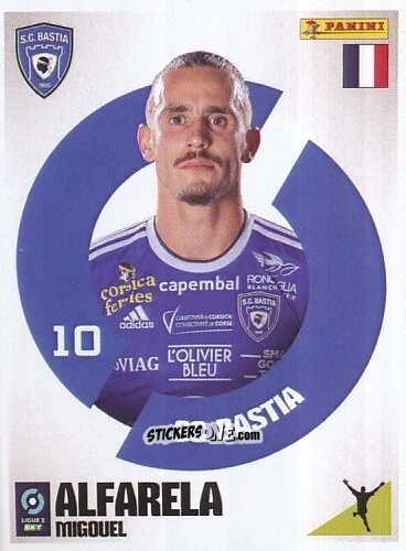 Sticker Migouel Alfarela - Foot 2023-2024 Ligue 2
 n. 88 - Panini