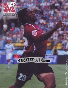 Sticker Айзек Окоронкво - Fc Moscow 2009 n. 39 - Sportssticker