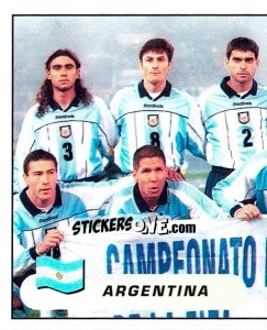 Sticker Equipe de foto - Copa América. Colombia 2001 n. 3 - Panini