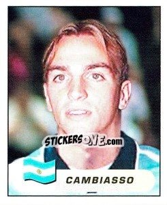 Cromo Esteban Matías Cambiasso - Copa América. Colombia 2001 - Panini