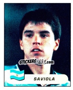 Sticker Javier Pedro Saviola - Copa América. Colombia 2001 n. 12 - Panini
