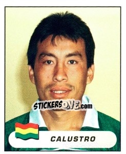 Cromo Franz Calustro - Copa América. Colombia 2001 - Panini