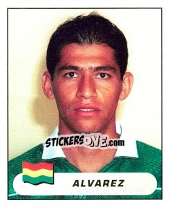 Sticker Lorgio Alvarez - Copa América. Colombia 2001 n. 28 - Panini