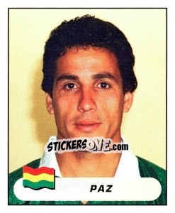 Sticker Líder Paz - Copa América. Colombia 2001 - Panini