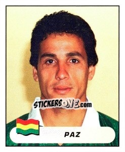 Sticker Líder Paz - Copa América. Colombia 2001 n. 32 - Panini