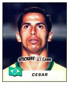 Cromo Cesar Aparecido Rodrigues - Copa América. Colombia 2001 - Panini