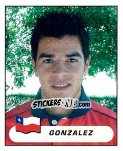 Cromo Sebastian Gonzalez Valdes - Copa América. Colombia 2001 - Panini