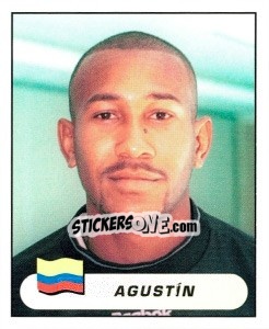 Cromo Agustín Julio - Copa América. Colombia 2001 - Panini