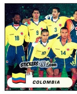 Figurina Equipe de foto - Copa América. Colombia 2001 - Panini