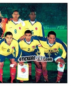 Figurina Equipe de foto - Copa América. Colombia 2001 - Panini