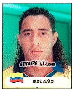 Figurina Jorge Bolaño - Copa América. Colombia 2001 - Panini