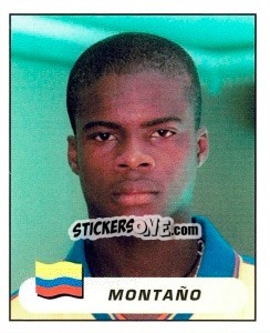Cromo Jhonnier Steiner Montaño Caicedo - Copa América. Colombia 2001 - Panini