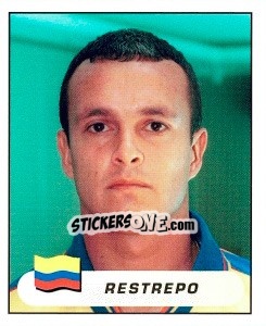 Cromo Oscar Restrepo - Copa América. Colombia 2001 - Panini