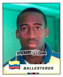 Sticker Oscar Enrique Ballesteros - Copa América. Colombia 2001 n. 100 - Panini