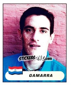 Cromo Carlos Alberto Gamarra Pavón - Copa América. Colombia 2001 - Panini