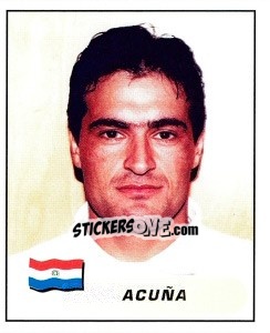 Sticker Roberto Miguel Acuña Cabello - Copa América. Colombia 2001 n. 129 - Panini