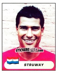 Figurina Estanislao Struway Samaniego - Copa América. Colombia 2001 - Panini