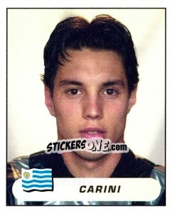 Cromo Héctor Fabián Carini - Copa América. Colombia 2001 - Panini