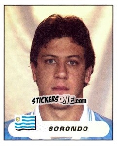 Cromo Gonzalo Sorondo - Copa América. Colombia 2001 - Panini