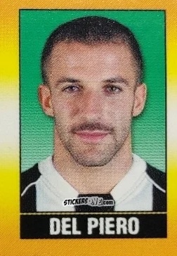 Sticker Del Piero - Calcio 2002-2003 Pocket Collection n. 110 - Merlin