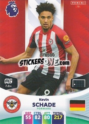Sticker Kevin Schade - English Premier League 2023-2024. Adrenalyn XL - Panini