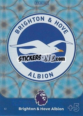 Cromo Club Crest Brighton & Hove Albion - English Premier League 2023-2024. Adrenalyn XL - Panini