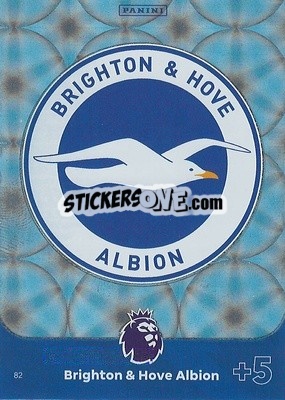 Sticker Club Crest Brighton & Hove Albion - English Premier League 2023-2024. Adrenalyn XL n. 82 - Panini