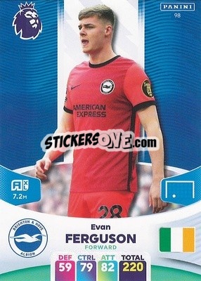 Cromo Evan Ferguson - English Premier League 2023-2024. Adrenalyn XL - Panini