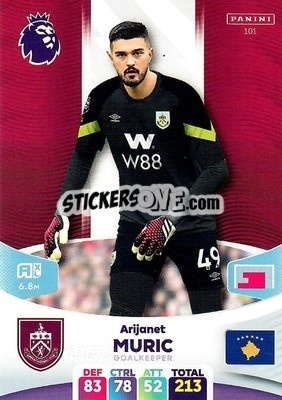 Sticker Arijanet Muric - English Premier League 2023-2024. Adrenalyn XL n. 101 - Panini