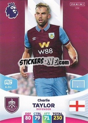 Sticker Charlie Taylor - English Premier League 2023-2024. Adrenalyn XL - Panini