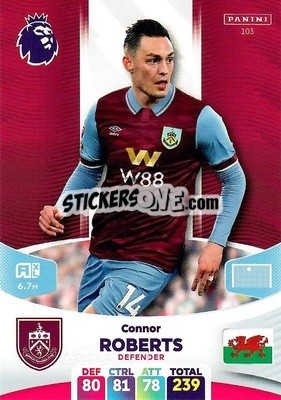 Cromo Connor Roberts - English Premier League 2023-2024. Adrenalyn XL - Panini