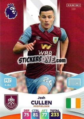 Sticker Josh Cullen - English Premier League 2023-2024. Adrenalyn XL - Panini