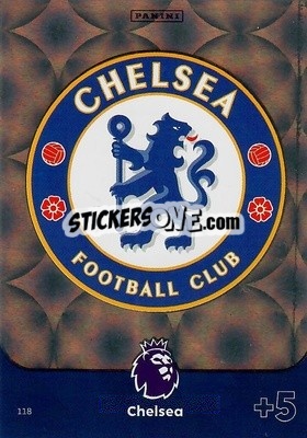 Sticker Club Crest Chelsea - English Premier League 2023-2024. Adrenalyn XL n. 118 - Panini