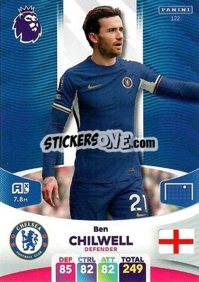 Sticker Ben Chilwell - English Premier League 2023-2024. Adrenalyn XL n. 122 - Panini