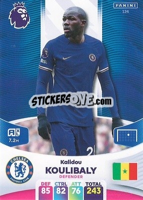 Cromo Kalidou Koulibaly - English Premier League 2023-2024. Adrenalyn XL - Panini
