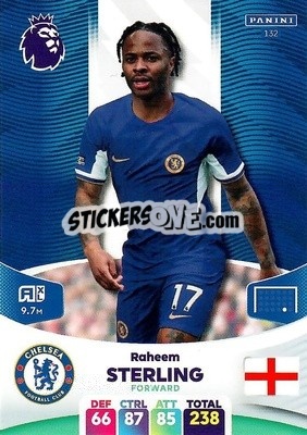 Sticker Raheem Sterling - English Premier League 2023-2024. Adrenalyn XL - Panini