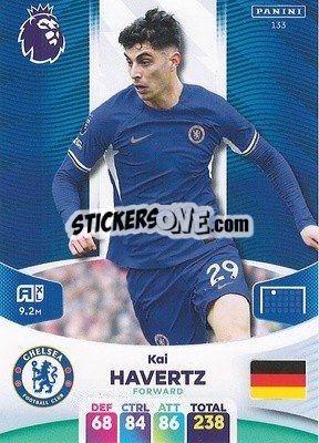 Sticker Kai Havertz - English Premier League 2023-2024. Adrenalyn XL n. 133 - Panini