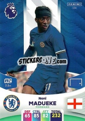 Sticker Noni Madueke - English Premier League 2023-2024. Adrenalyn XL - Panini