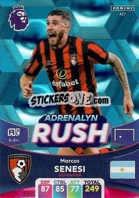 Sticker Marcos Senesi - English Premier League 2023-2024. Adrenalyn XL n. 427 - Panini